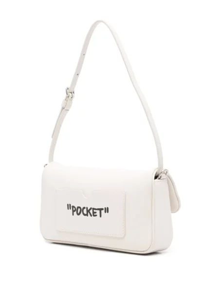 Geantă plic Off-white alb