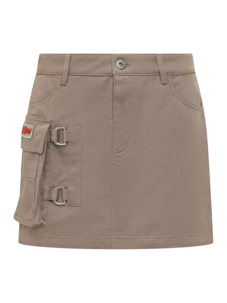 Mała mały spódnica mini Off-white biała