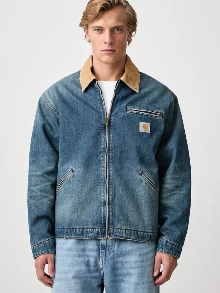 Carhartt WIP OG Detroit Jacket jachetă scurtă din denim pentru bărbați
