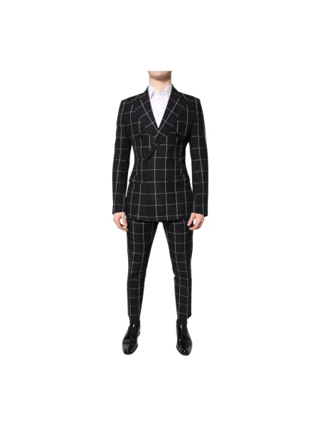 Garnitur Dolce And Gabbana dwurzędowy czarny