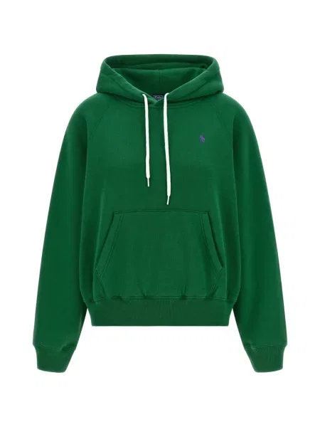 Hanorac cu glugă Polo Ralph Lauren cu broderie verde