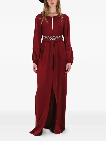Rochie maxi Fortela de costum roșu
