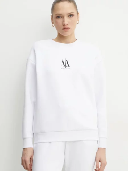 Bluză Armani Exchange alb