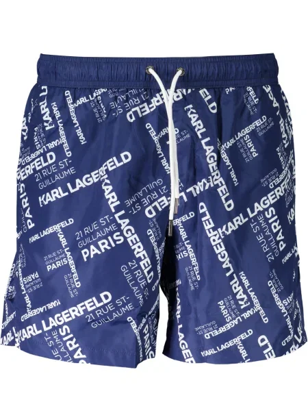 Plavalne hlačke Karl Lagerfeld Beachwear modra