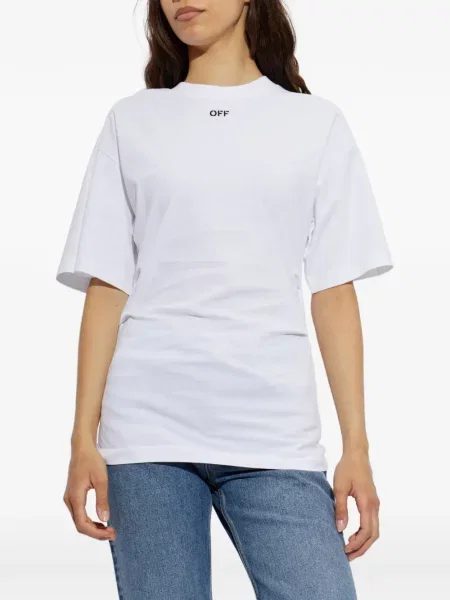 Tricou Off-white cu imagine alb