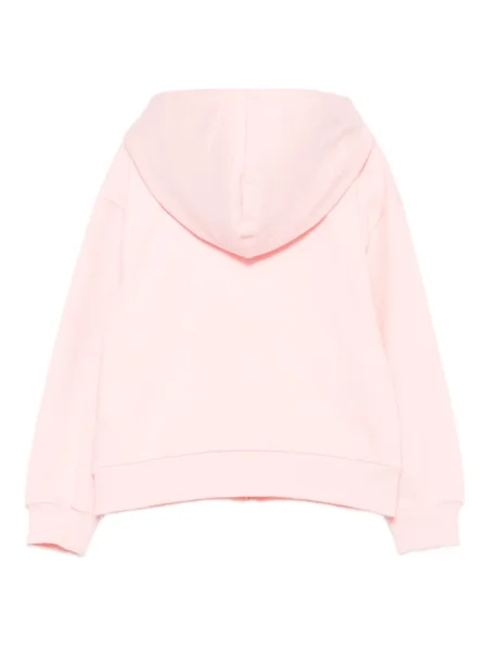 Bluza z kapturem dziecięca Moschino różowa