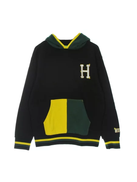 Bluza z kapturem Huf z kapturem z długim rękawem czarna