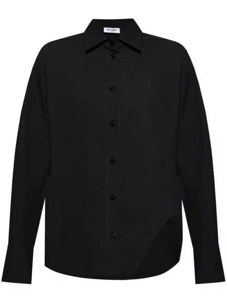 Cămașă The Attico cu broderie negru