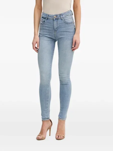 Blugi skinny Gaudi skinny fit albastru