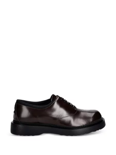 Pantofi derby Filling Pieces din piele maro