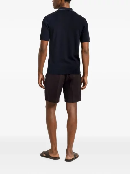 Tricou Orlebar Brown cu dungi albastru