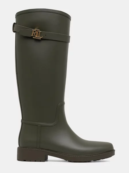 Резиновые сапоги Lauren Ralph Lauren зеленые
