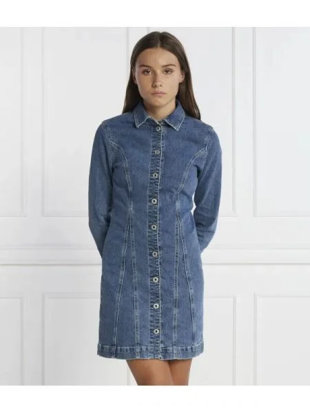 Pepe Jeans London Rochie yoni albastru