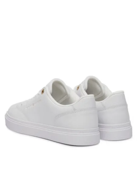 Sneakersy Tommy Hilfiger Th Feminine Cupsole Leather biela