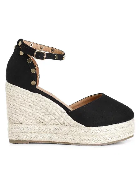 Espadrilky Café Noir čierna