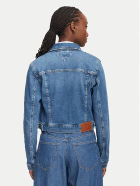 Jeansová bunda Tommy Jeans modrá