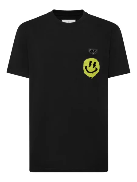 Tricou Philipp Plein cu imagine negru