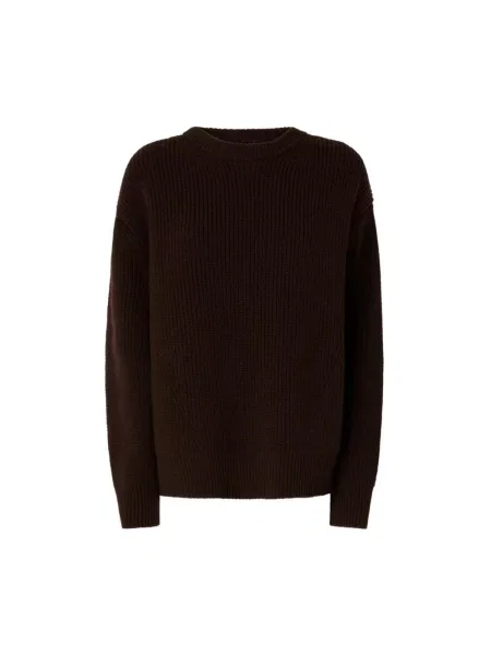 Sweter Pinko wełniany brązowy
