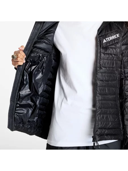 Jacheta adidas Terrex Techrock Down Hooded Jacket Black XS negru