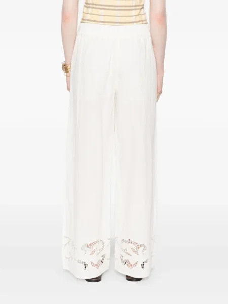 Панталон Alice + Olivia бяло