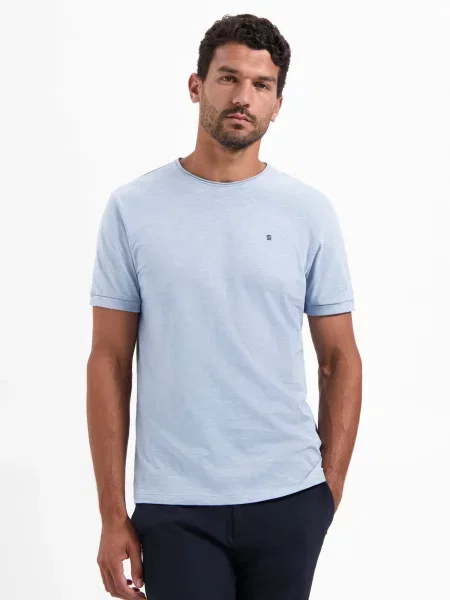 No Excess Tricou deschis albastru
