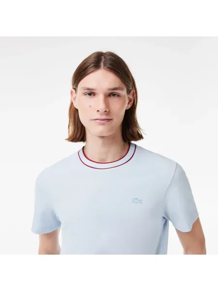 Футболка Lacoste голубая