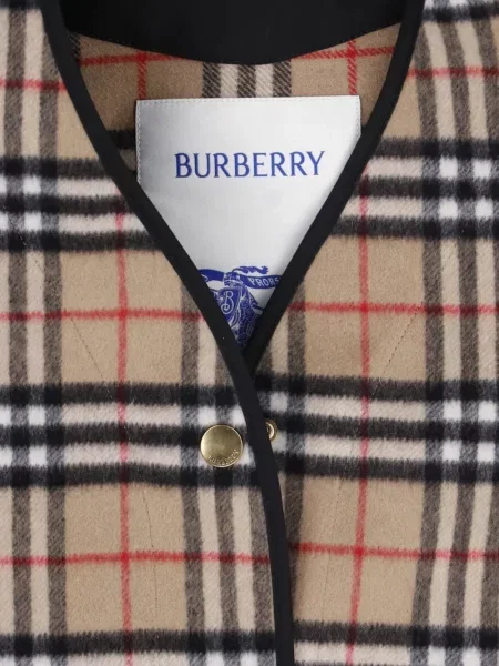 Matlasat vestă Burberry în carouri