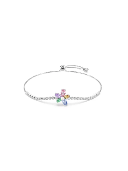 Swarovski Náramek / šeříková / růžová / stříbrná zelená