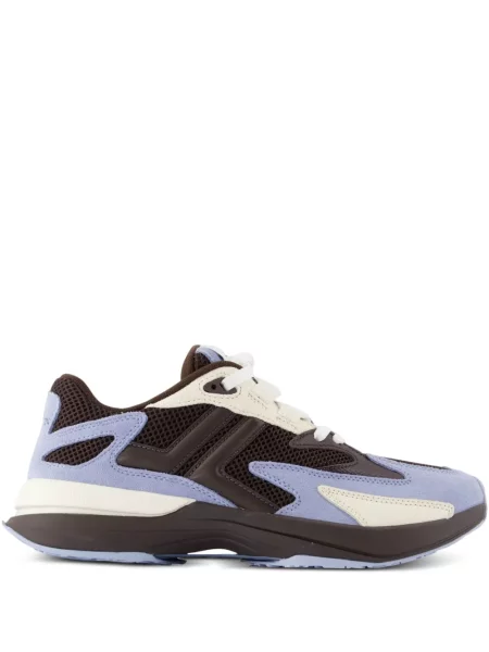 Sneakersy Lanvin zamszowe brązowe