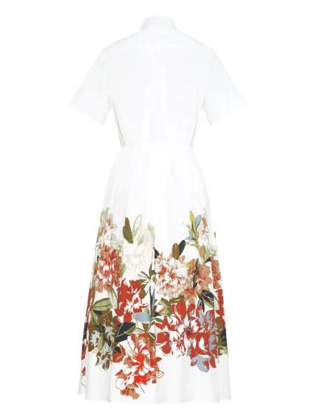 Rochie midi Adam Lippes până la genunchi de costum alb