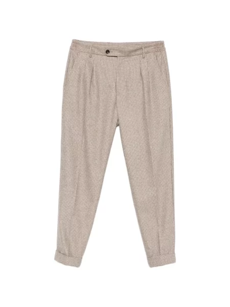 Pantaloni Eleventy în carouri