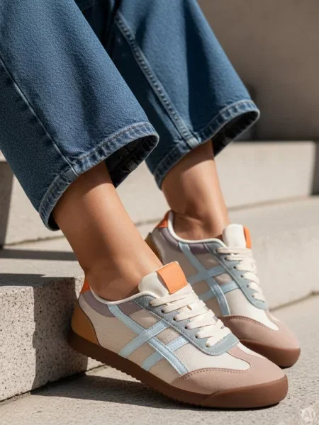 Sportowe sneakersy RUNLUX Dstreet różowe