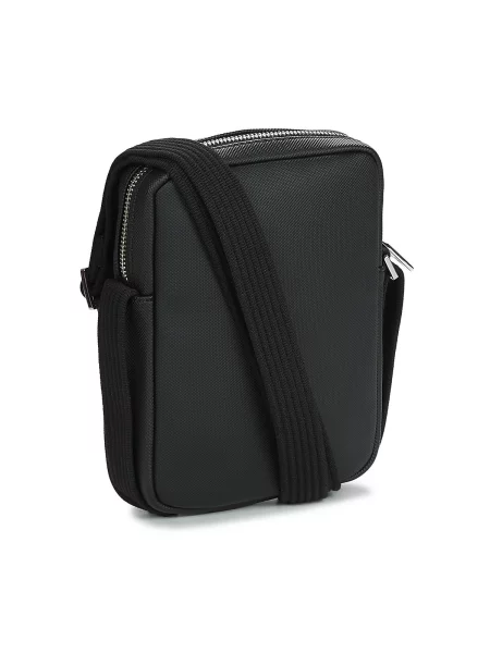 Geantă Lacoste clasică negru