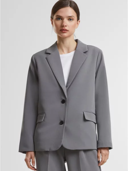 Dlouhé sako Urban Classics šedé