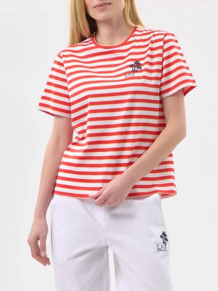 Футболка Ea7 Emporio Armani червона