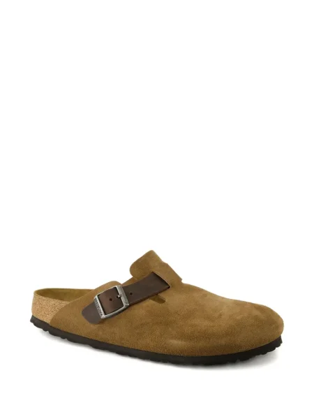 Papuci tip mules Birkenstock maro