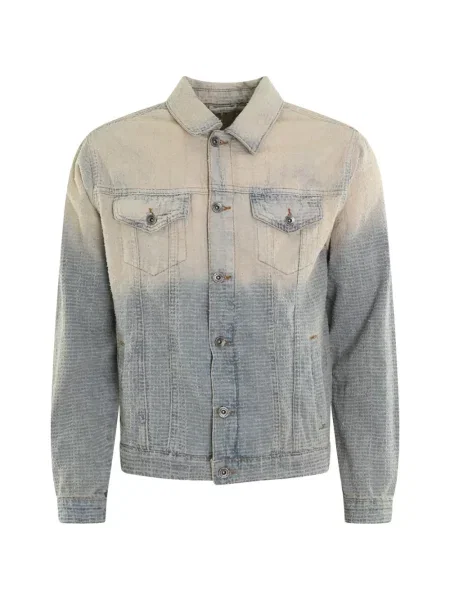 Geacă de blugi Flâneur din tweed albastru