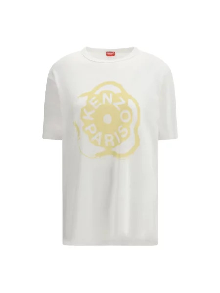 Koszulka Kenzo w kwiatki biała