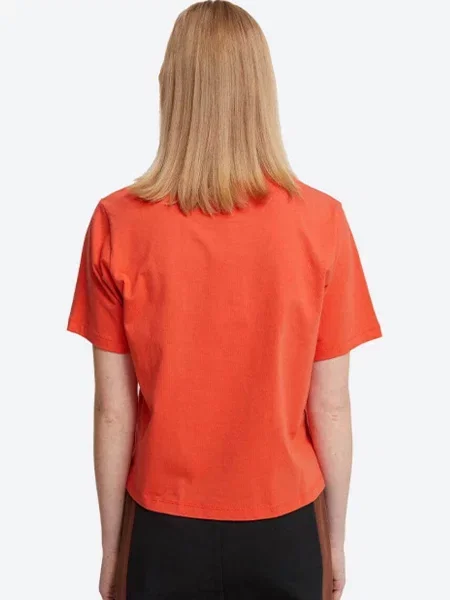 Kratka majica Wood Wood Steffi T-Shirt x Fila oranžna