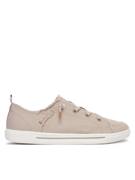 Sneakersy Skechers beżowe