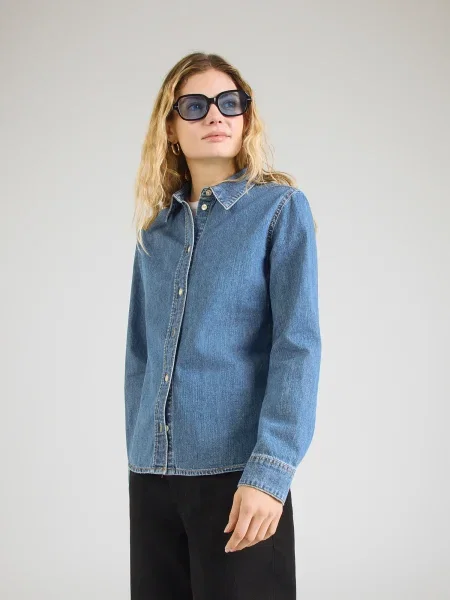 JJXX Bluză JXROSE denim albastru