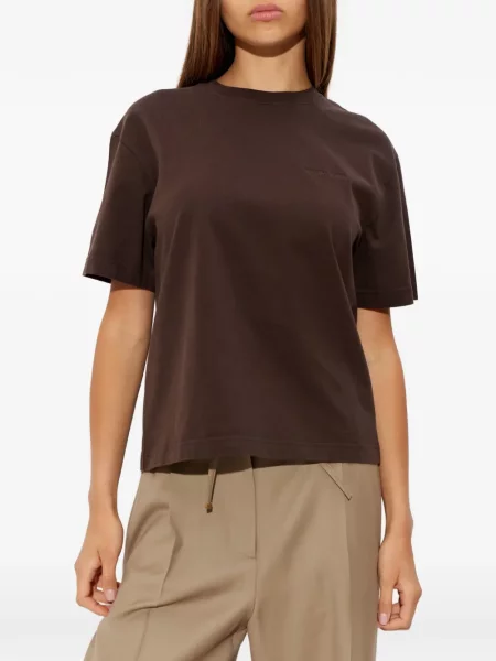 Tricou Canada Goose cu autograf maro