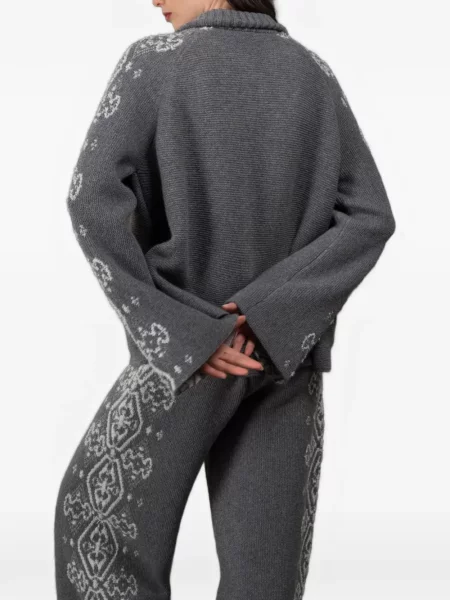 Cardigan Moorer tricotate gri