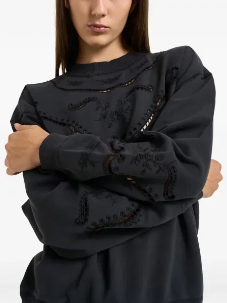 Hanorac Marant Etoile cu model floral negru