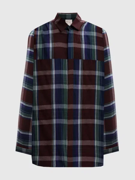 Сорочка в клітинку Jan Jan Van Essche бордова