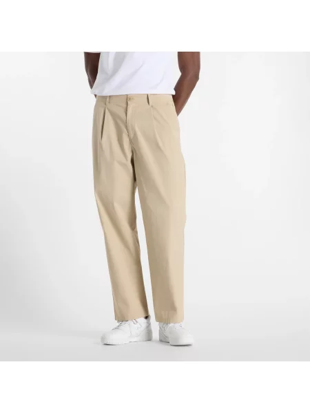 Spodnie New Balance – beżowe