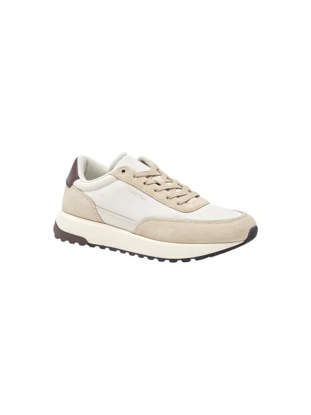 Pánske topánky Calvin Klein Low Top Lace Up silvermoss/vaporous white/bordeaux biela