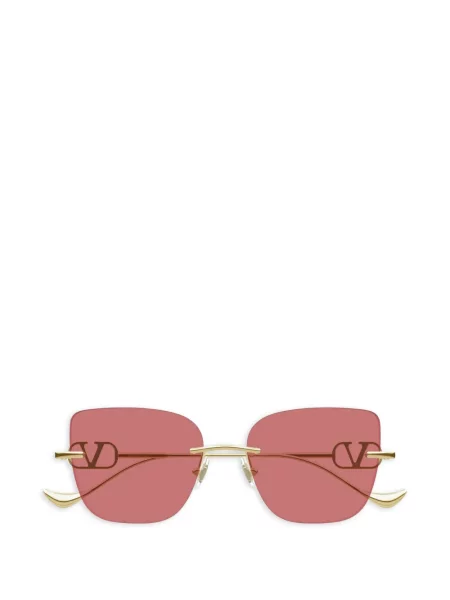 Ochelari de soare Valentino Garavani Eyewear cu autograf roz