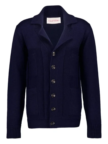 Kardigan Valentino Garavani modrý