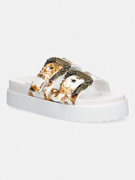 Papuci Versace Jeans Couture alb
